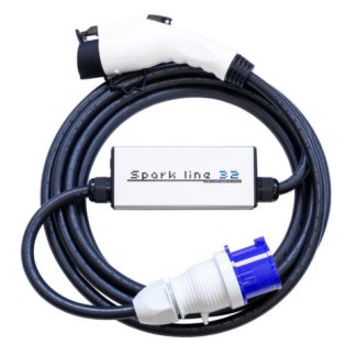 SPARK LINE 32 elektromos autó állítható otthoni töltő 7.4kW Type1 kábellel magyarországi raktárról