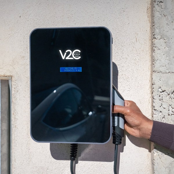 V2C Trydan elektromos autó fali töltő (22 kW – 3x32A) (5m - Type 2)(DLB) - Image 2