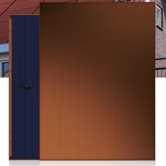 DAH Solar 400Wp terrakotta napelem N-type dual glass panel