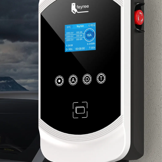 Feyree 11kW Fali Töltő (3x16A, Type2, 7m) – RFID, App, WiFi - Image 4