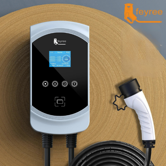 Feyree 11kW Fali Töltő (3x16A, Type2, 7m) – RFID, App, WiFi - Image 5