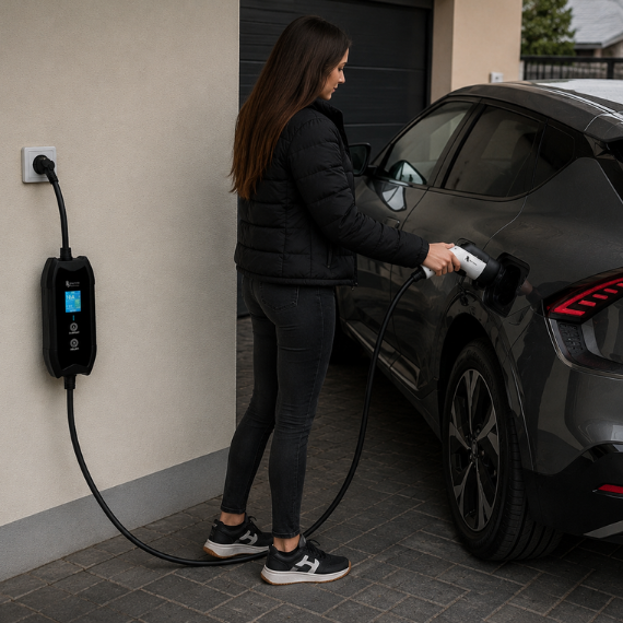 Feyree 3,7kW Hordozható EV Töltő (1x16A, Type2, 7m) - Image 10